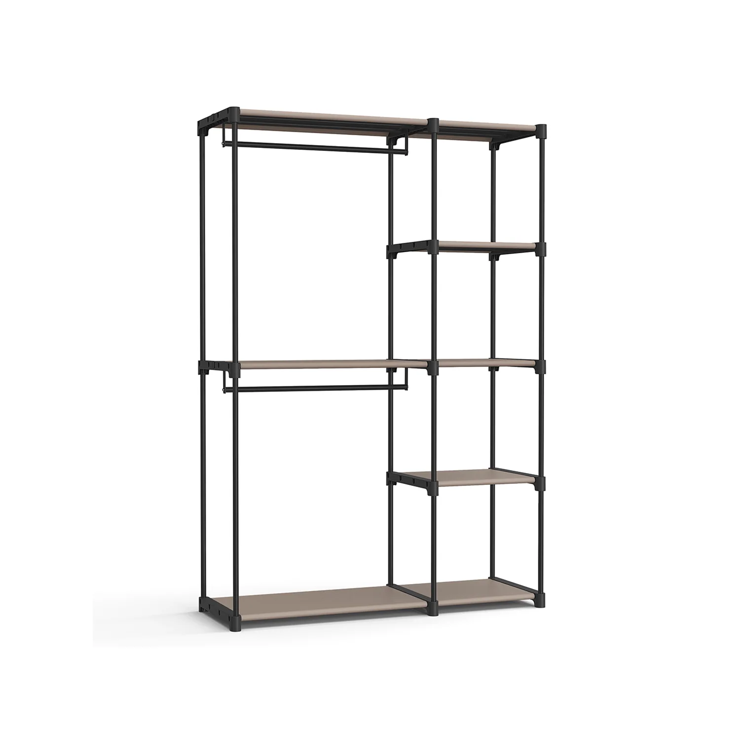 Freestanding Portable Closet with Shelves - Image 4