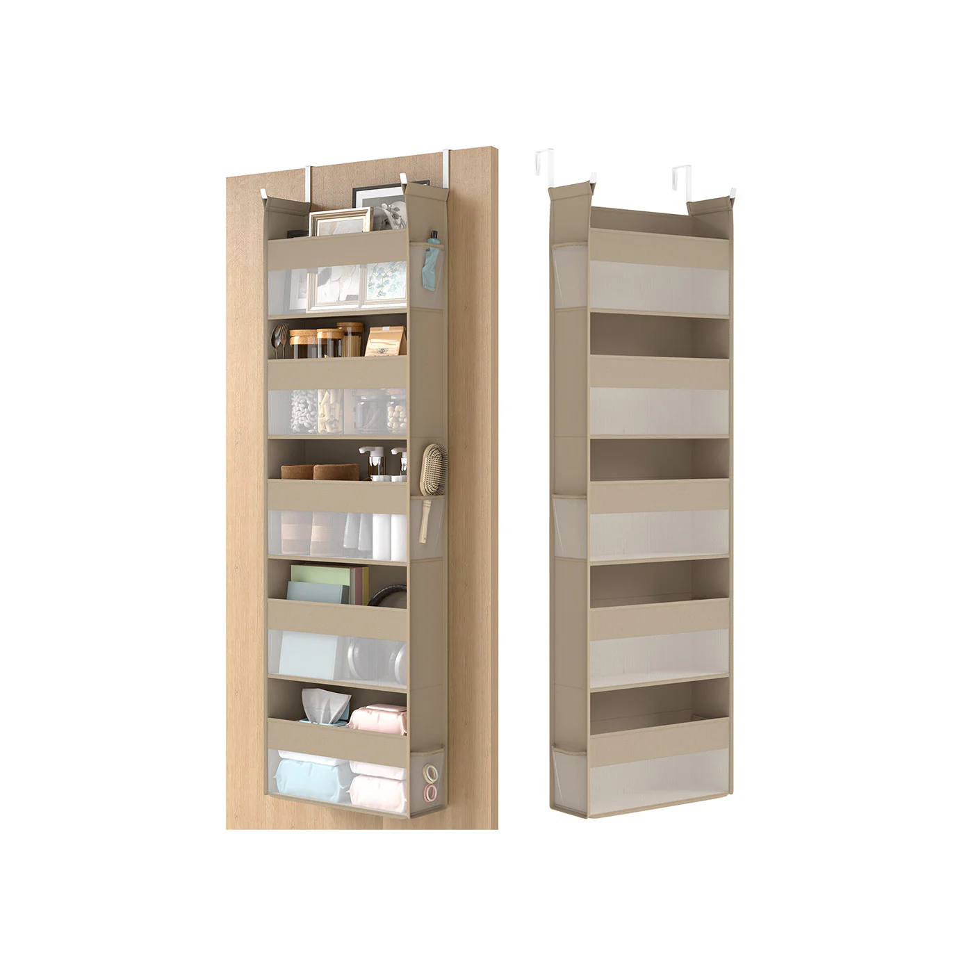 Hanging Door Organizer with 5 Large Pockets - Image 3