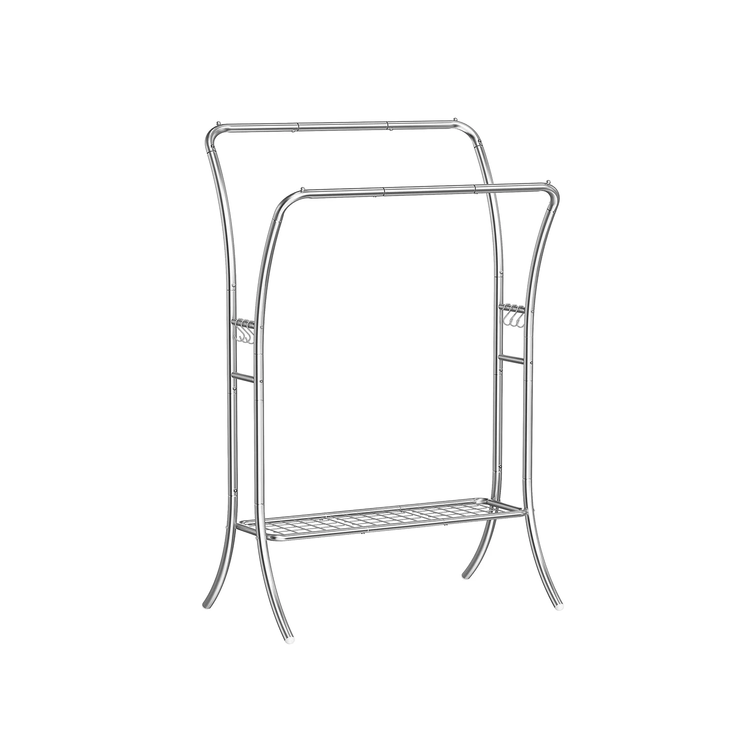 Heavy-Duty Double-Rod Clothes Rack - Image 2