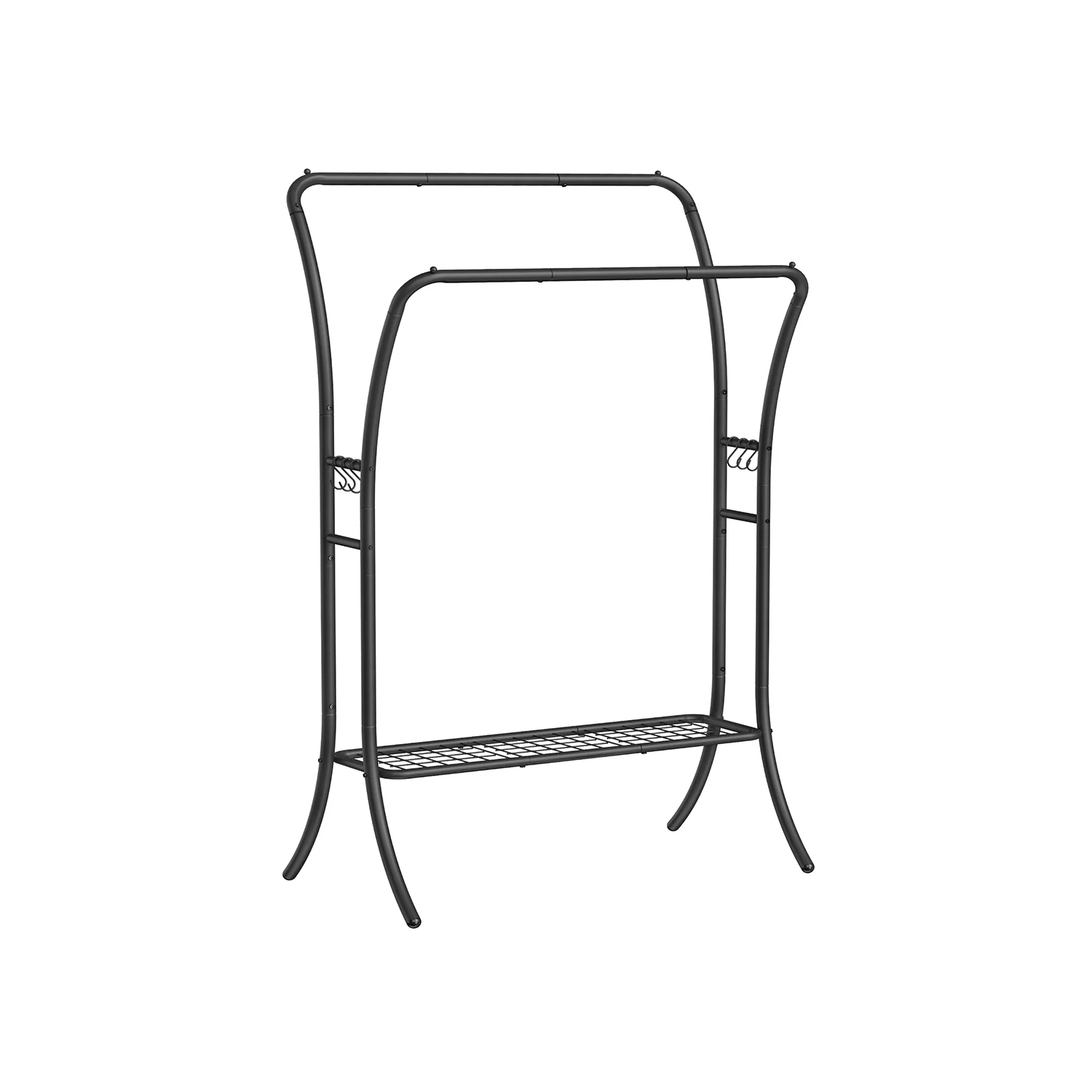 Heavy-Duty Double-Rod Clothes Rack - Image 3