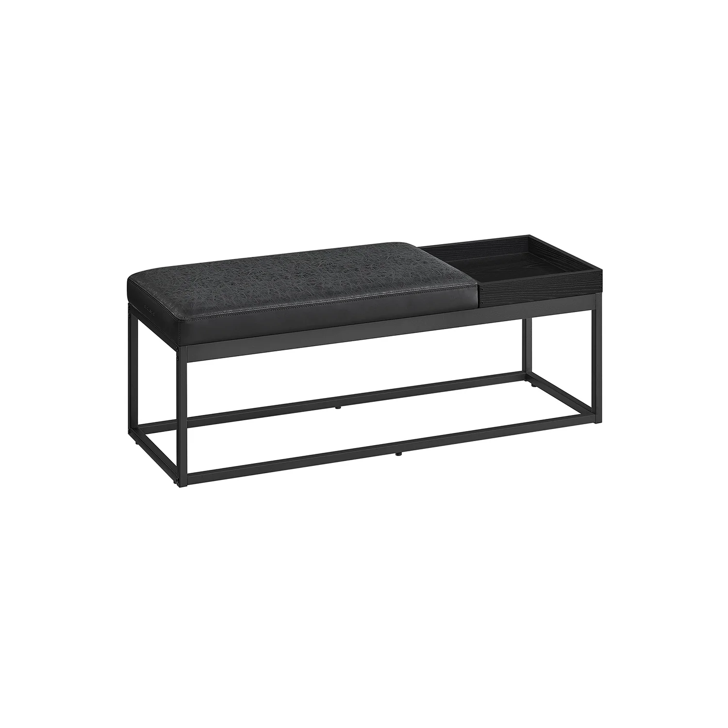 LUIZ Collection - Ottoman Bench with Small Shelf - Image 5