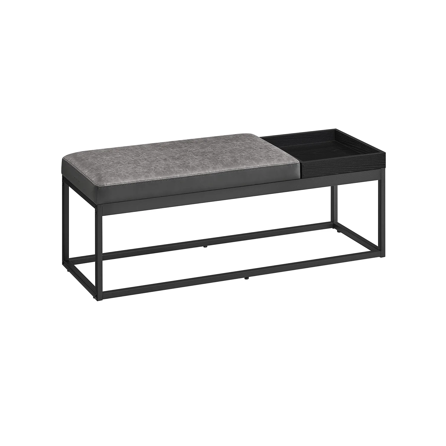 LUIZ Collection - Ottoman Bench with Small Shelf - Image 6