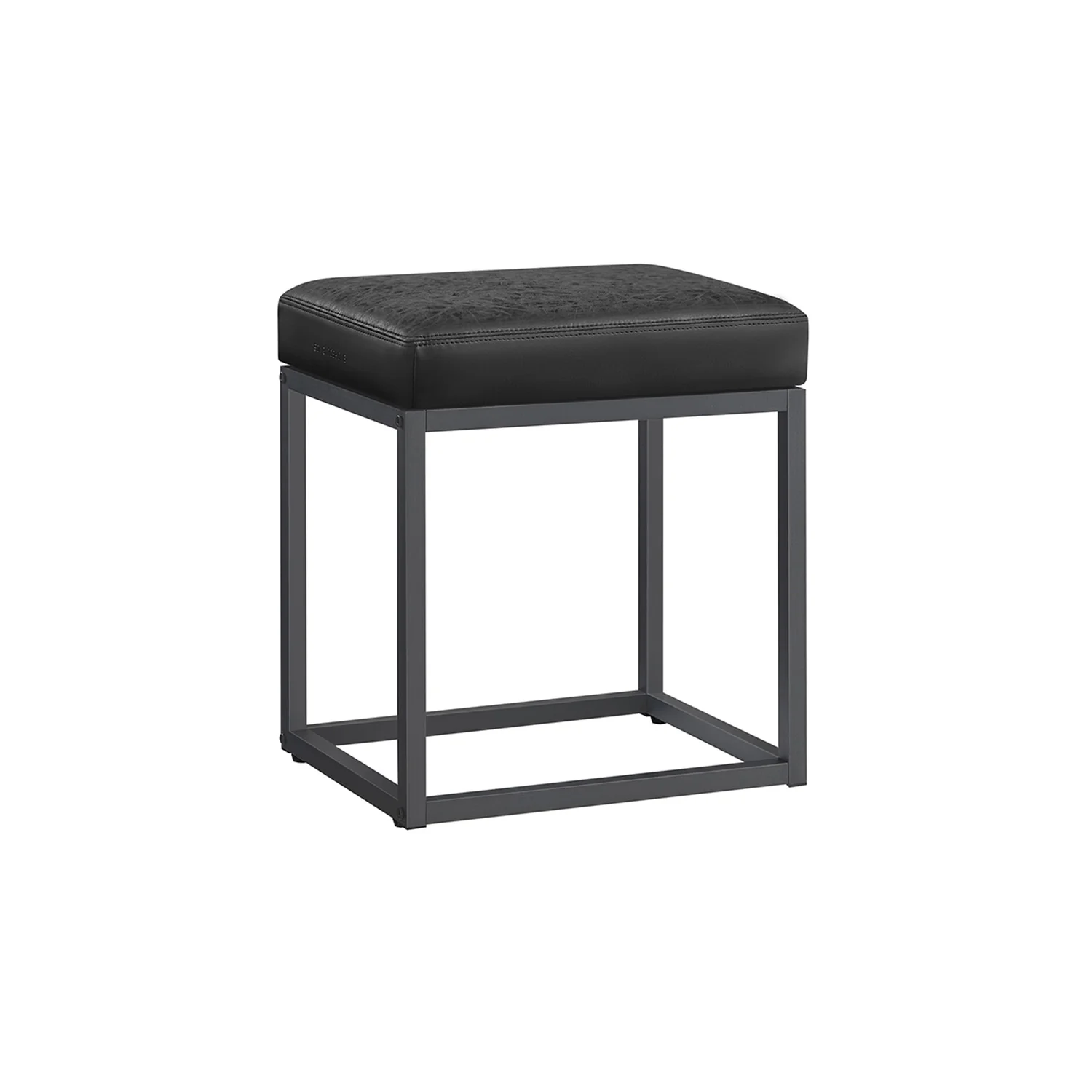 LUIZ Collection - Rectangle Ottoman Footstool Steel Frame - Image 2
