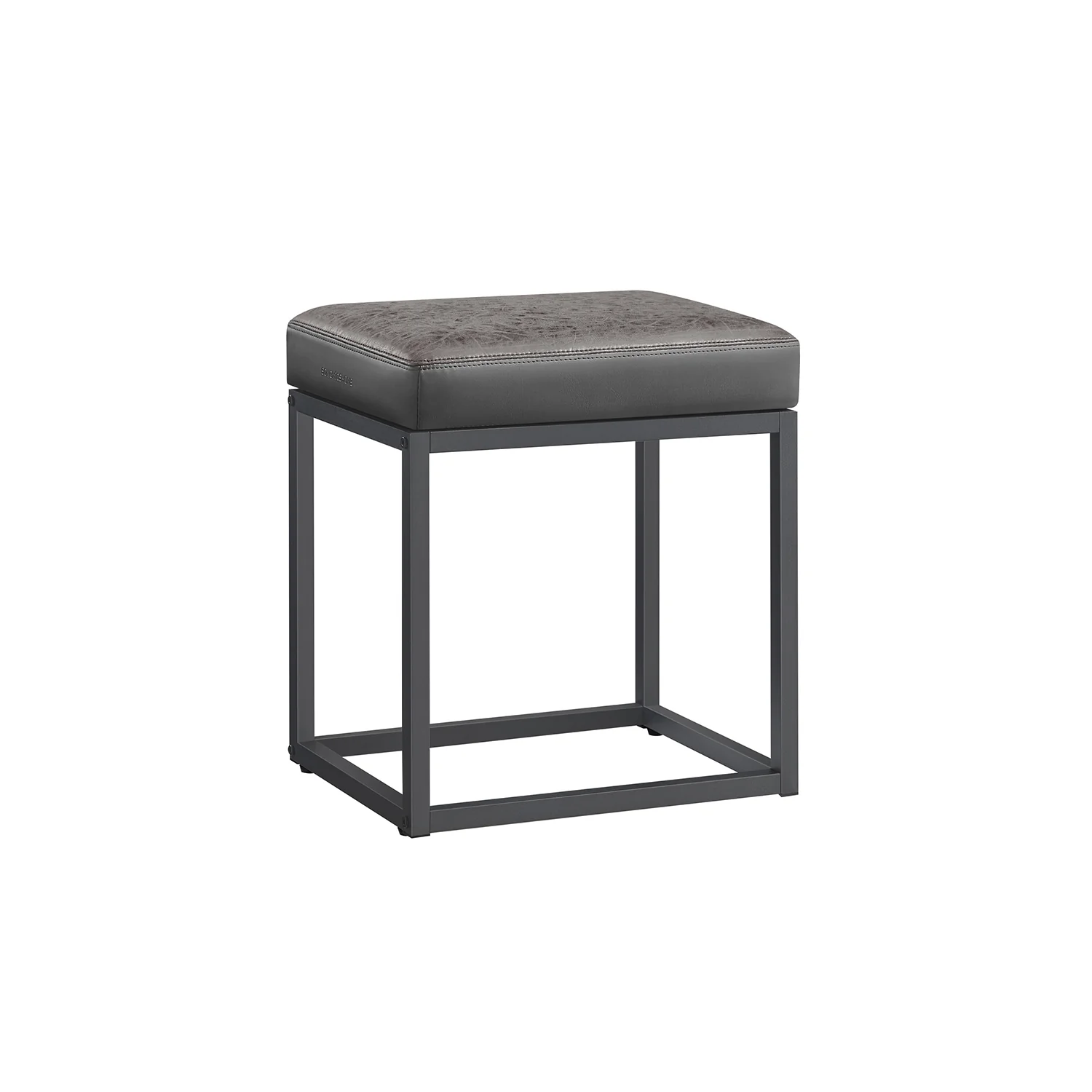 LUIZ Collection - Rectangle Ottoman Footstool Steel Frame - Image 3