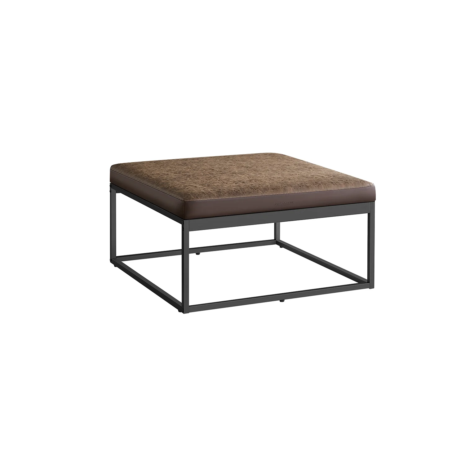 LUIZ Collection - Square Ottoman Footstool with Reversible Top