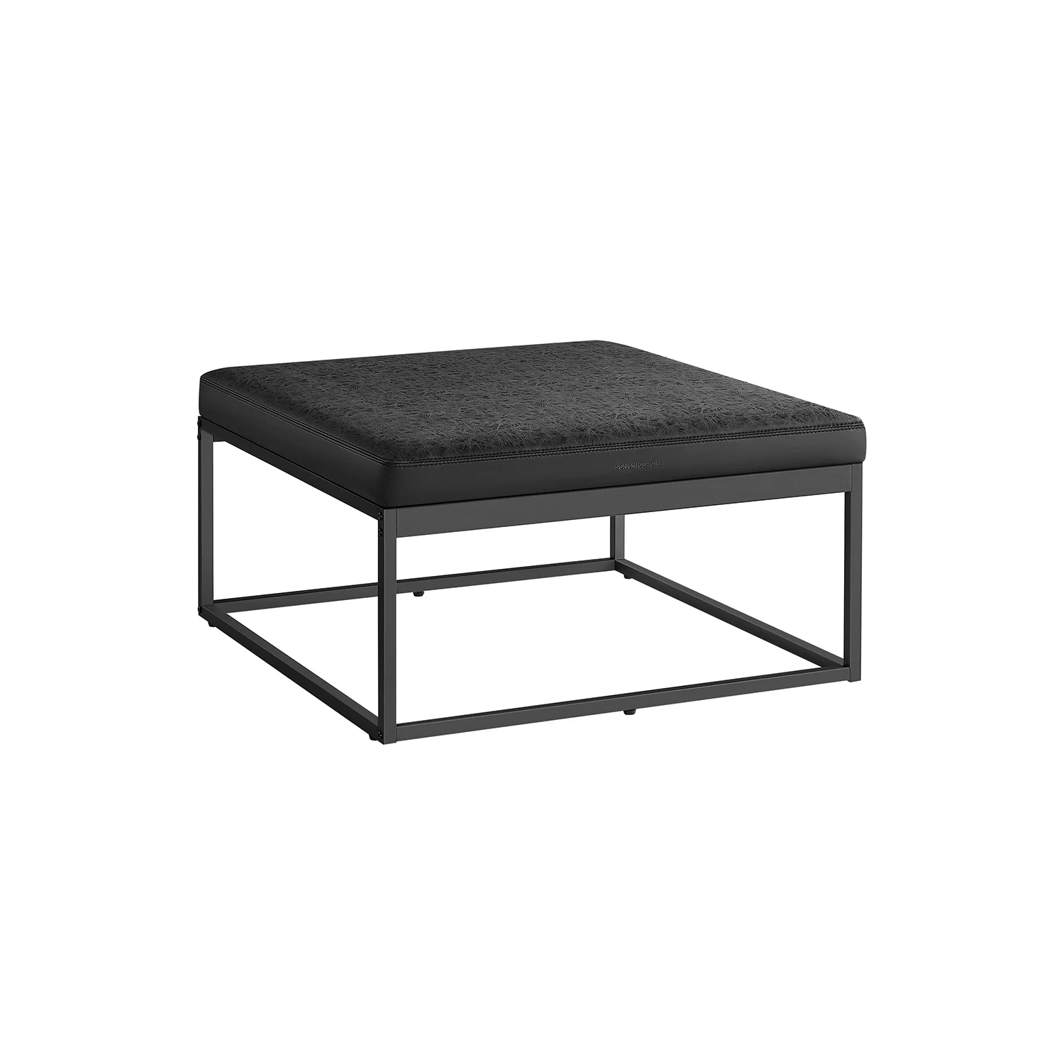 LUIZ Collection - Square Ottoman Footstool with Reversible Top - Image 2