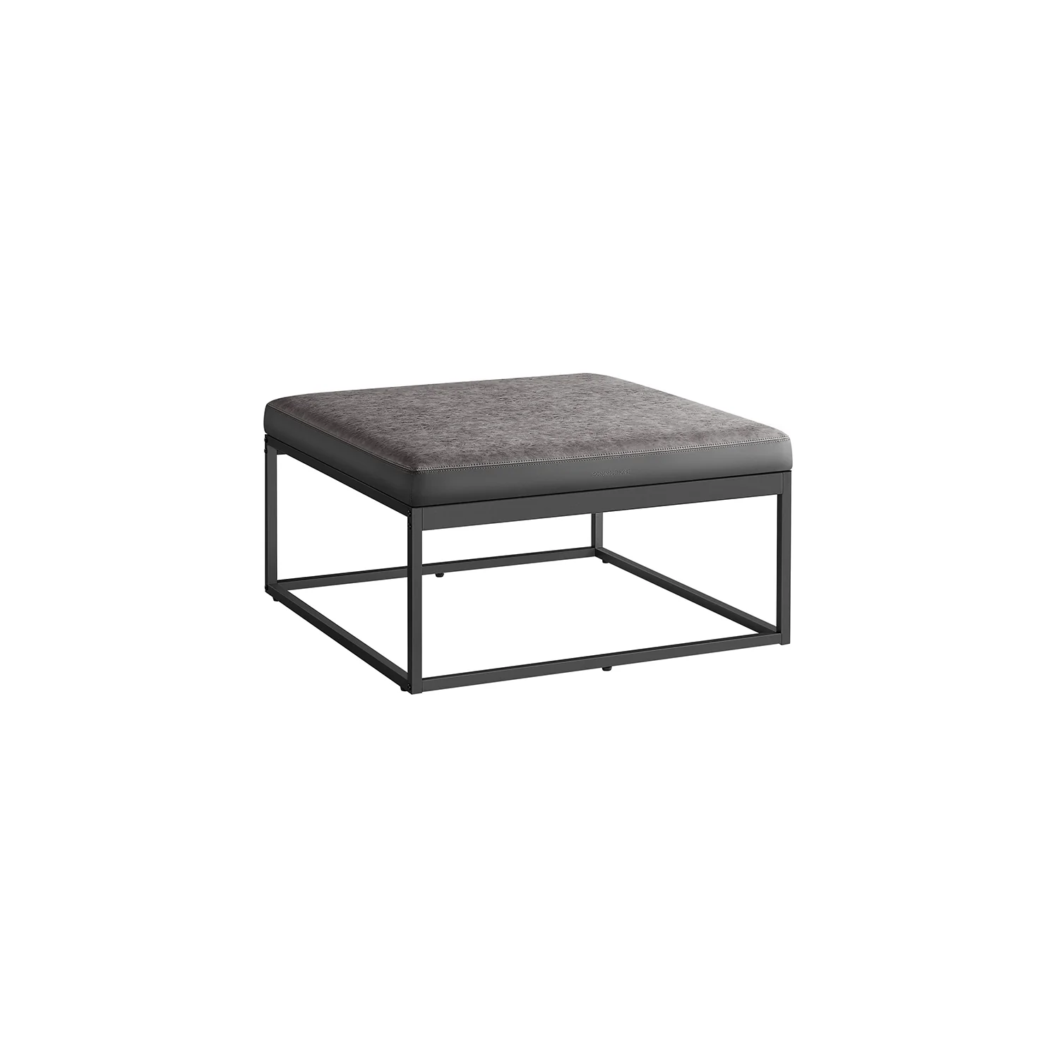 LUIZ Collection - Square Ottoman Footstool with Reversible Top - Image 3