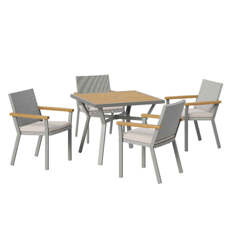 Sencillo Collection - 5 Piece Patio Furniture Set