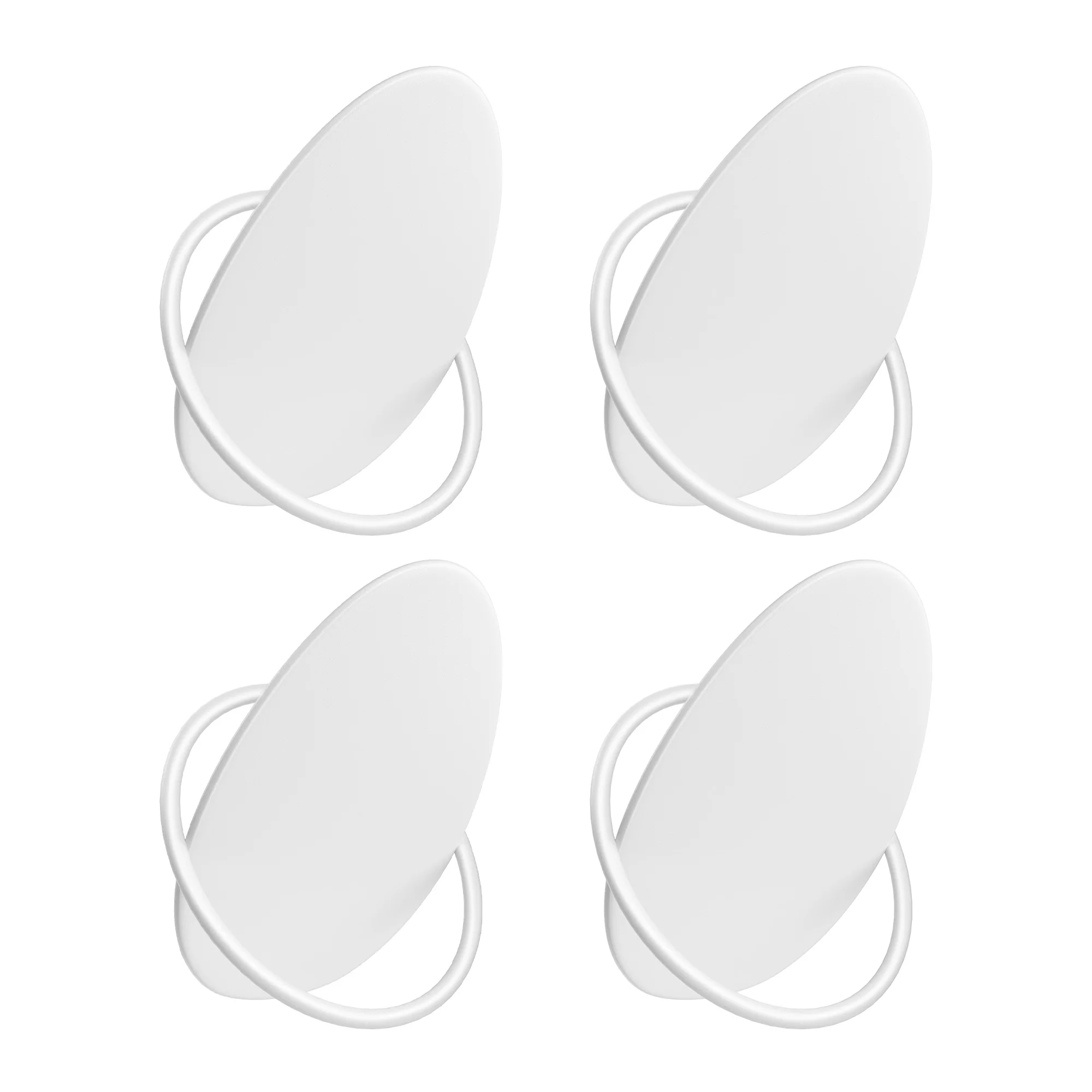 SONGMICS HOME Coat Hooks 4 Pack, Wall Hooks for Hanging Coats, Towels, Each Holds up to 11 lb