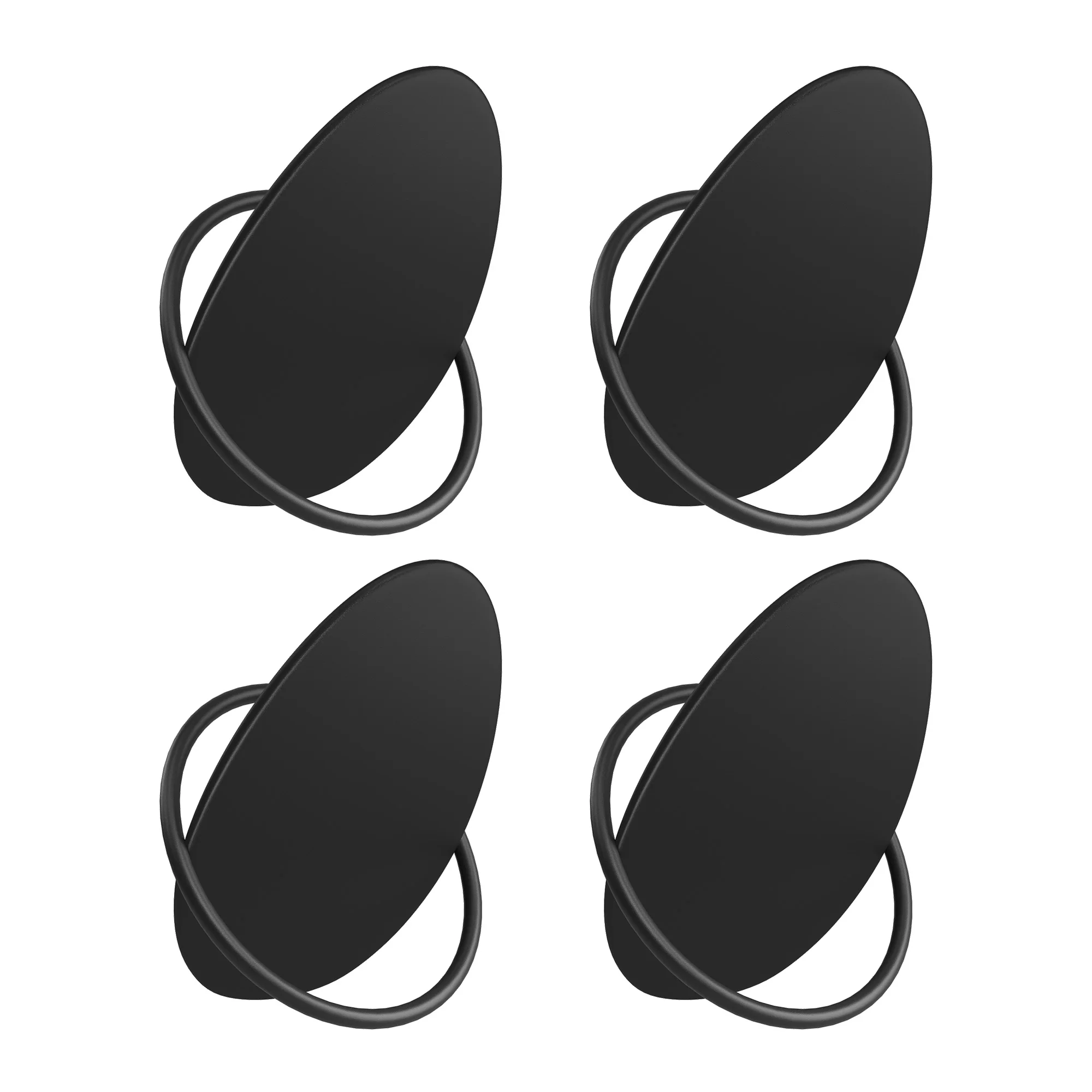 SONGMICS HOME Coat Hooks 4 Pack, Wall Hooks for Hanging Coats, Towels, Each Holds up to 11 lb - Image 2