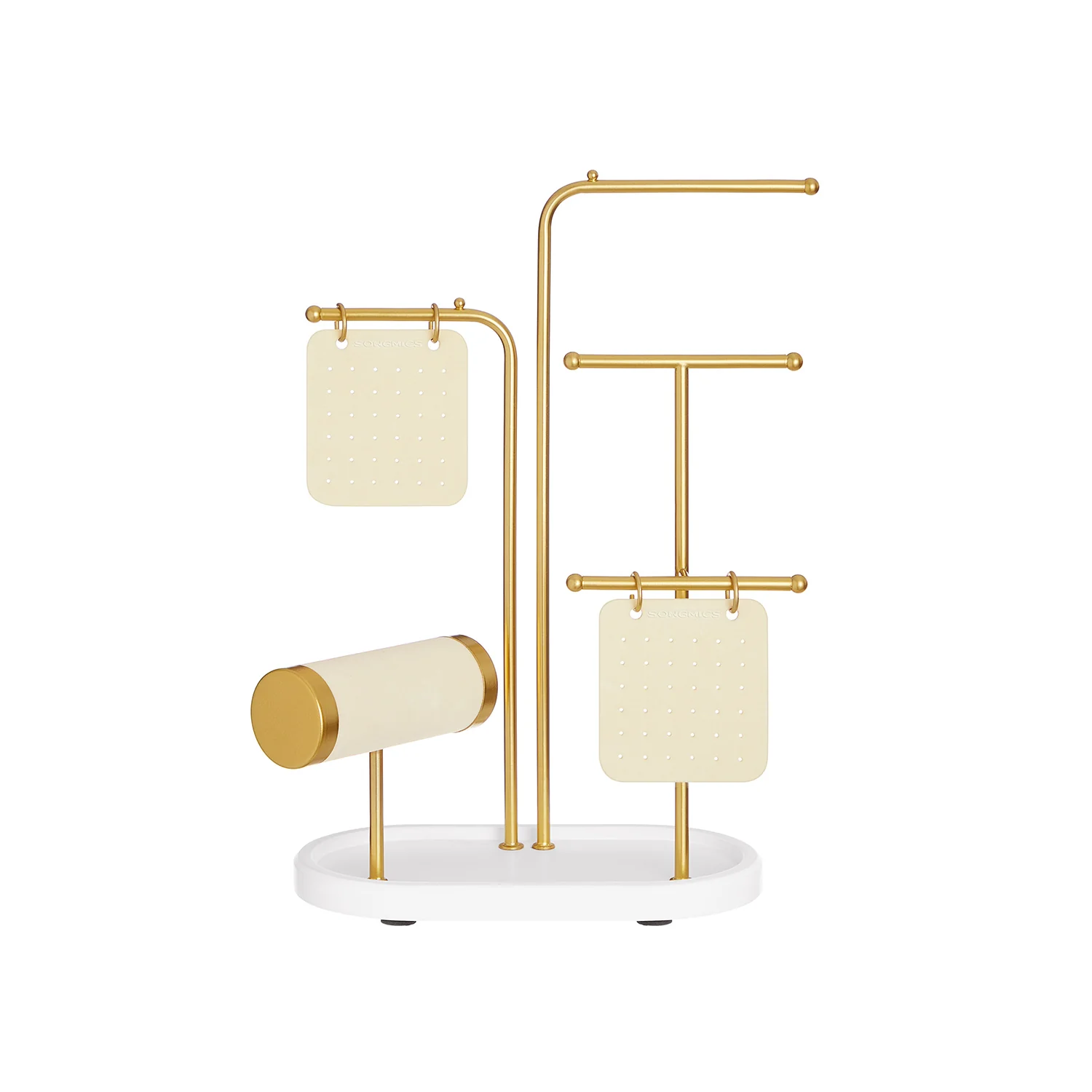Jewelry Stand with 4 Hanging Rods