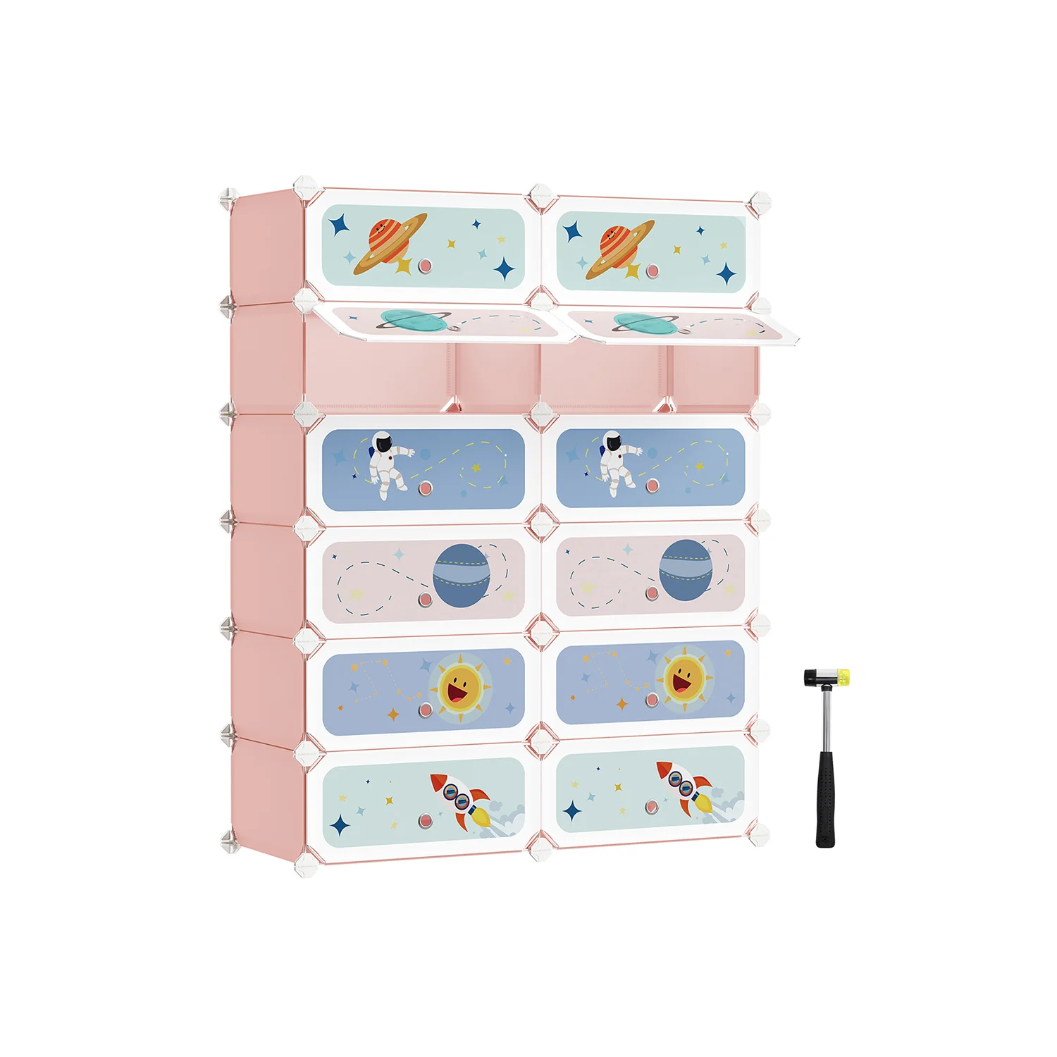 Kids Shoe Rack with Doors - Image 4