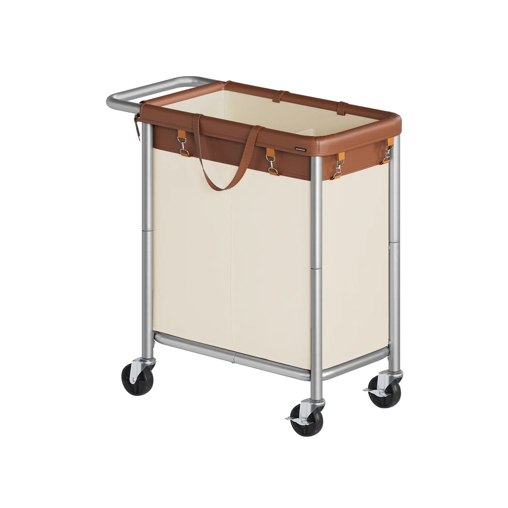 Laundry Basket with Wheels with Removable Liner and Handle - Image 11