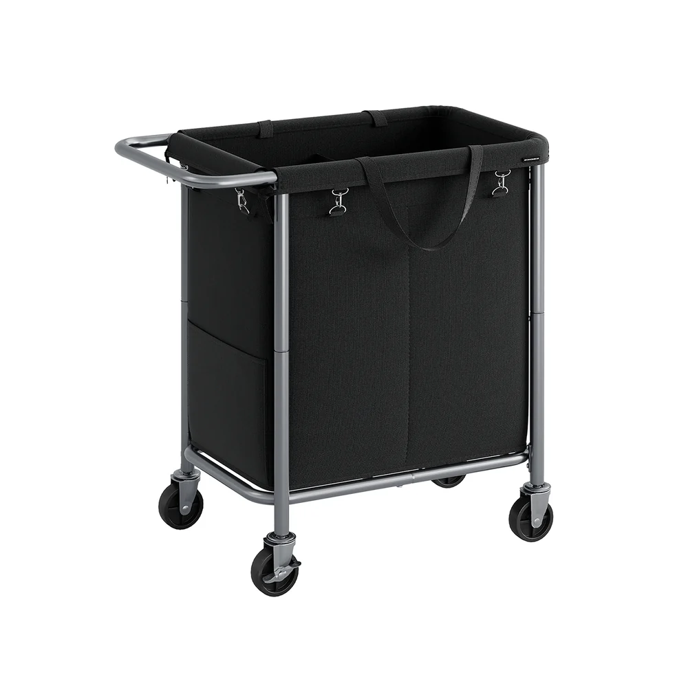 Laundry Basket with Wheels with Removable Liner and Handle - Image 4