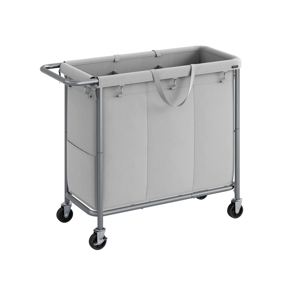 Laundry Basket with Wheels with Removable Liner and Handle - Image 7