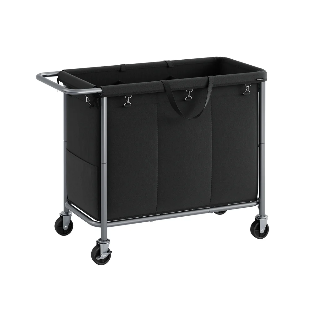 Laundry Basket with Wheels with Removable Liner and Handle - Image 8