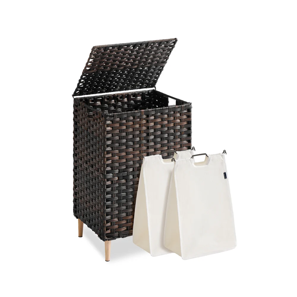 Laundry Hamper with Lid and Removable Washable Liner