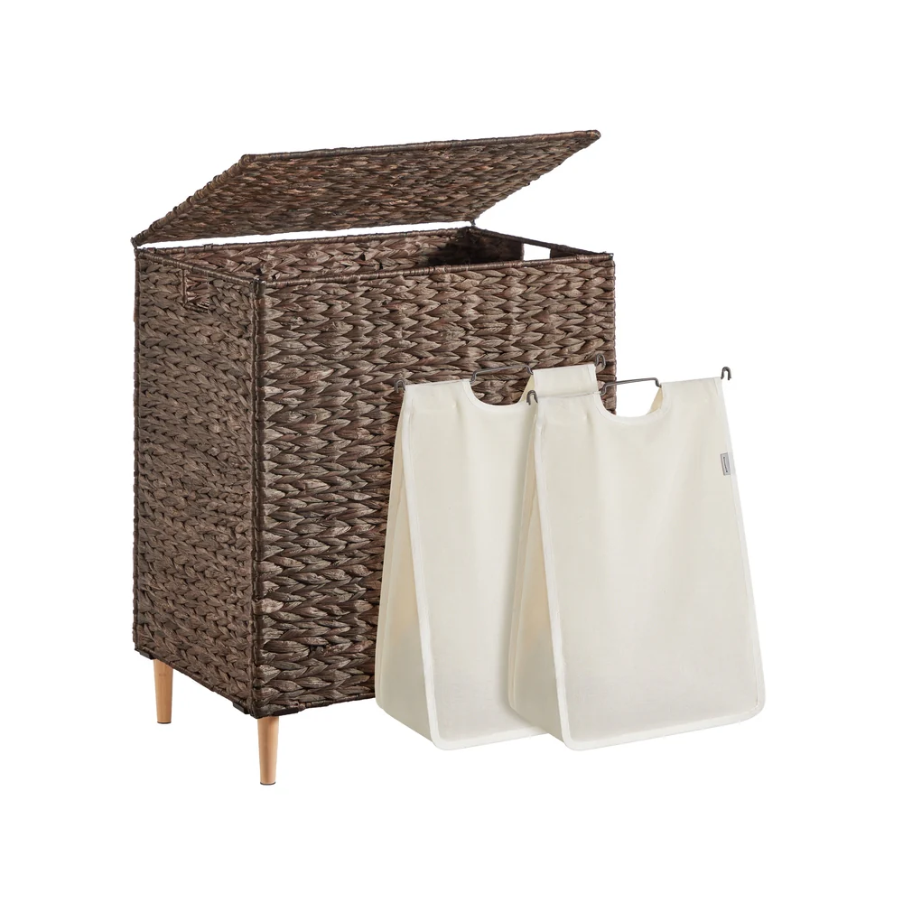 Laundry Hamper with Lid and Removable Washable Liners