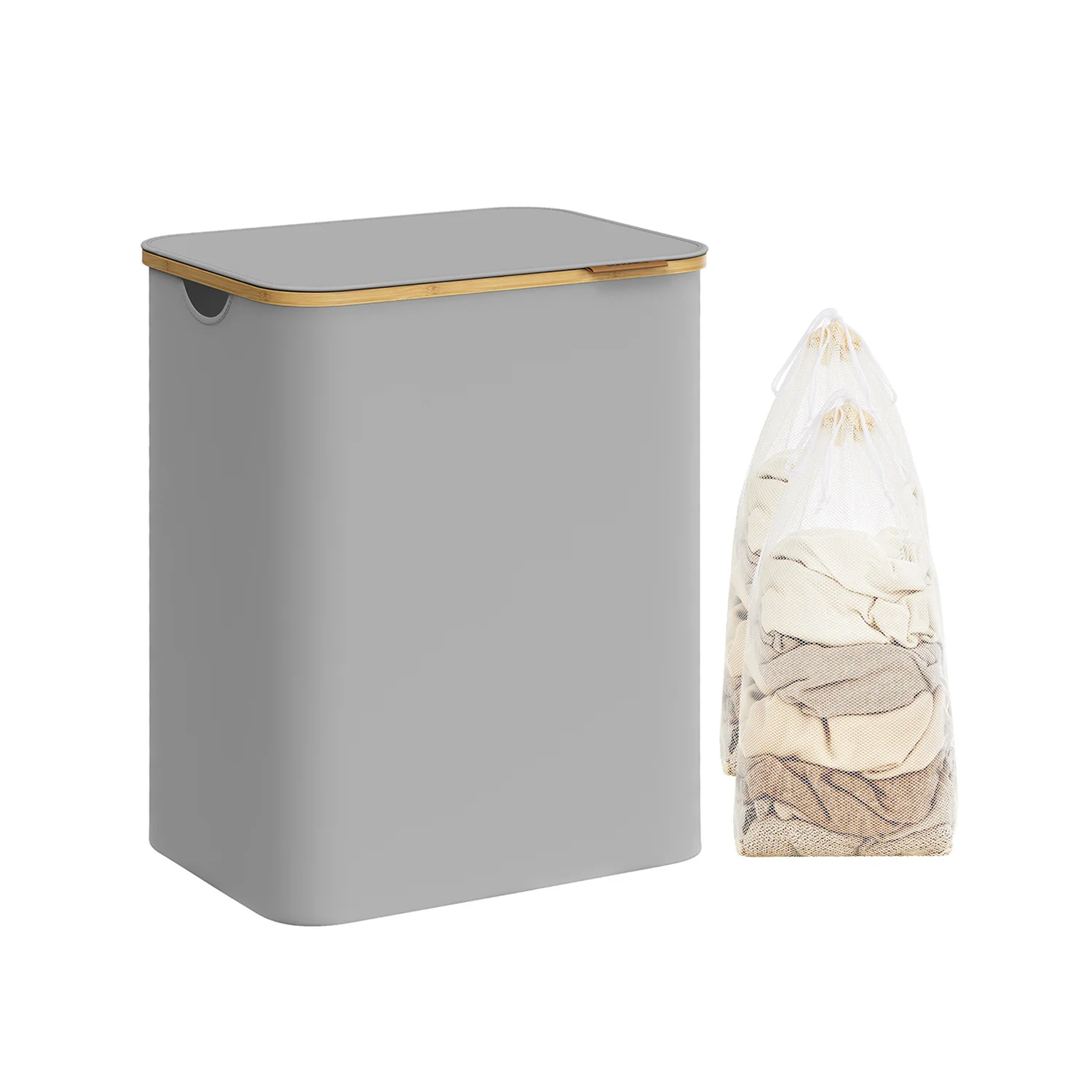 Laundry Hamper with Lid, Slim Laundry Basket - Image 12