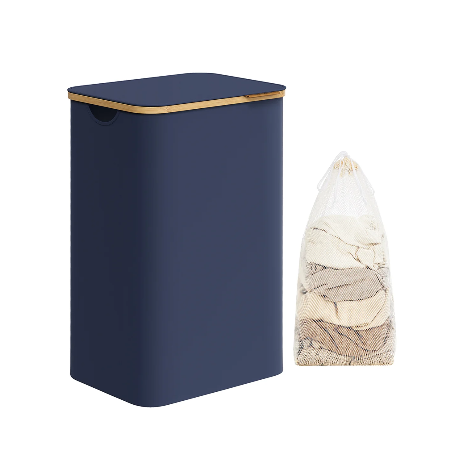 Laundry Hamper with Lid, Slim Laundry Basket - Image 5