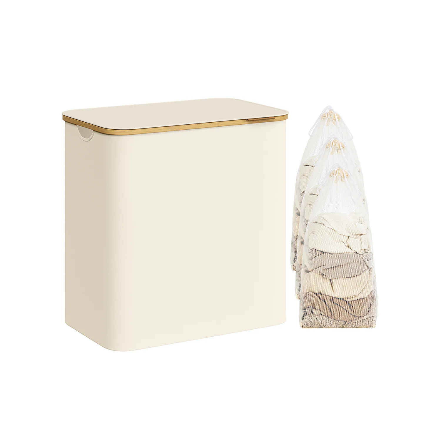 Laundry Hamper with Lid, Slim Laundry Basket - Image 6