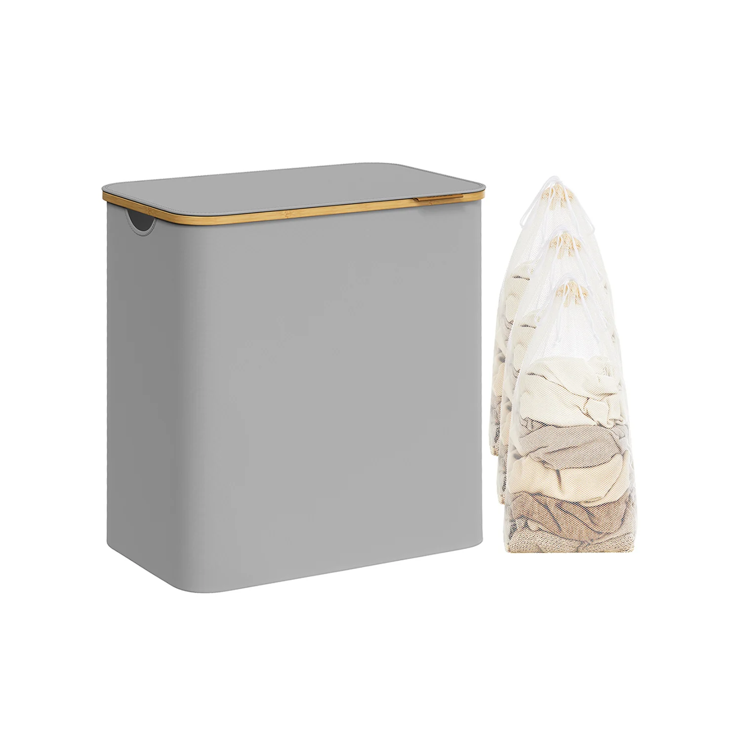 Laundry Hamper with Lid, Slim Laundry Basket - Image 8