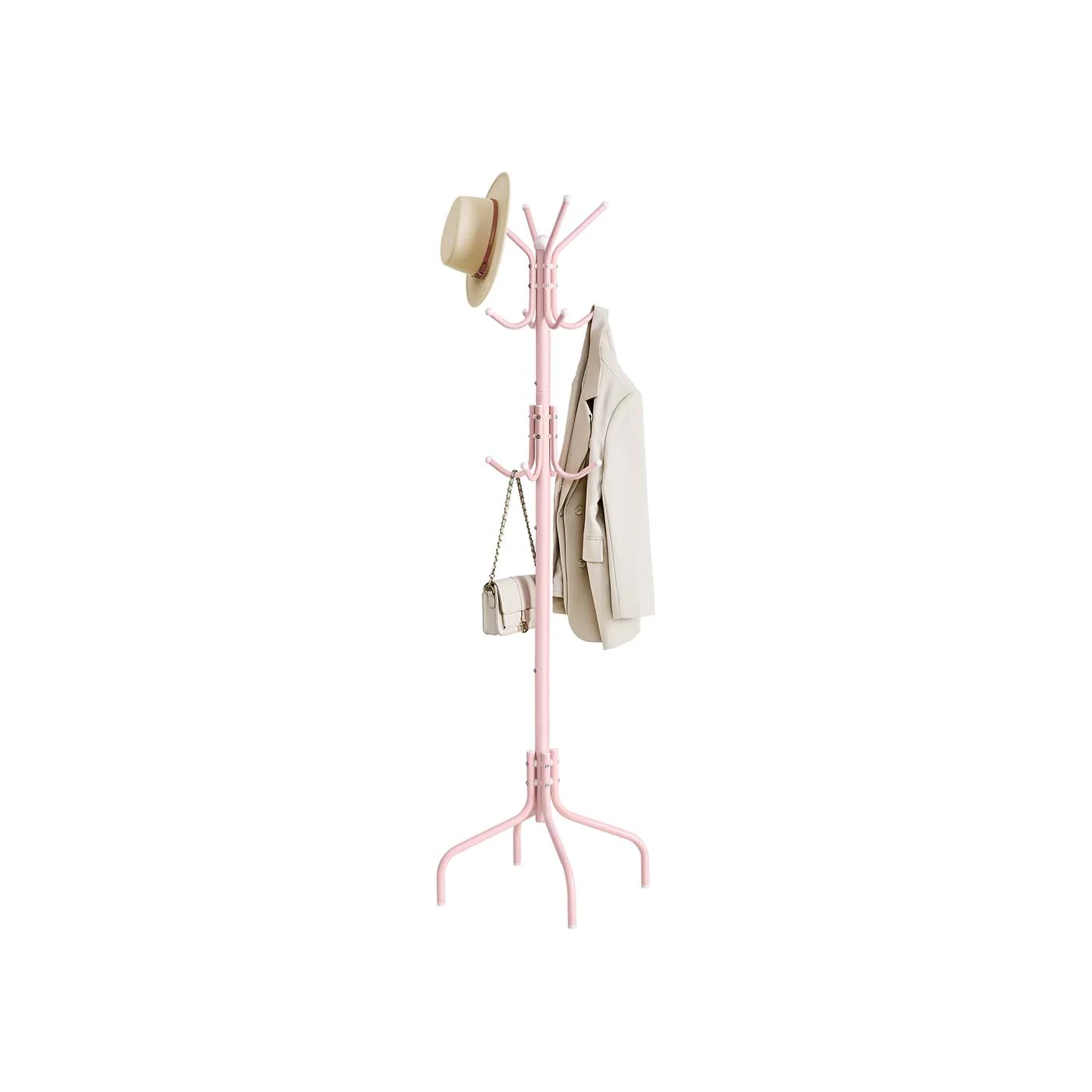 Metal Freestanding Coat Rack with 12 Hooks - Image 3