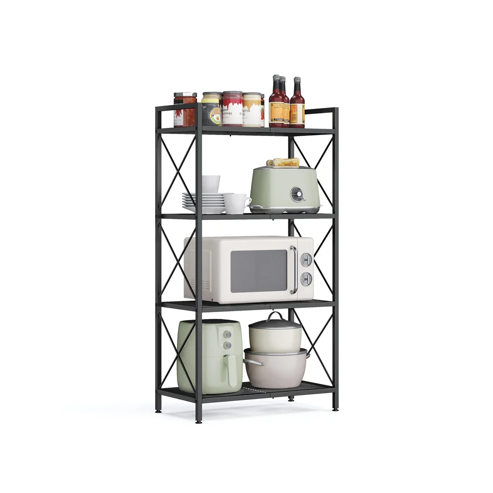 Metal Storage Shelf with X Side Frames