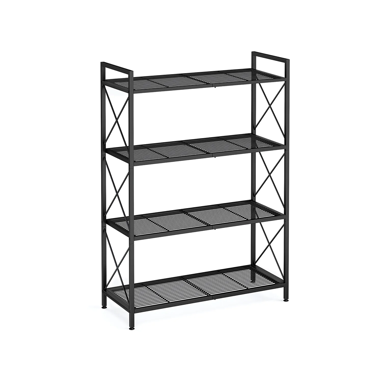 Metal Storage Shelf with X Side Frames - Image 2