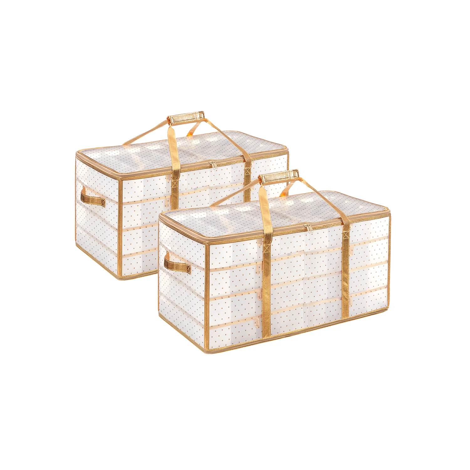 Large Plastic Christmas Storage Container with Lid - Image 5