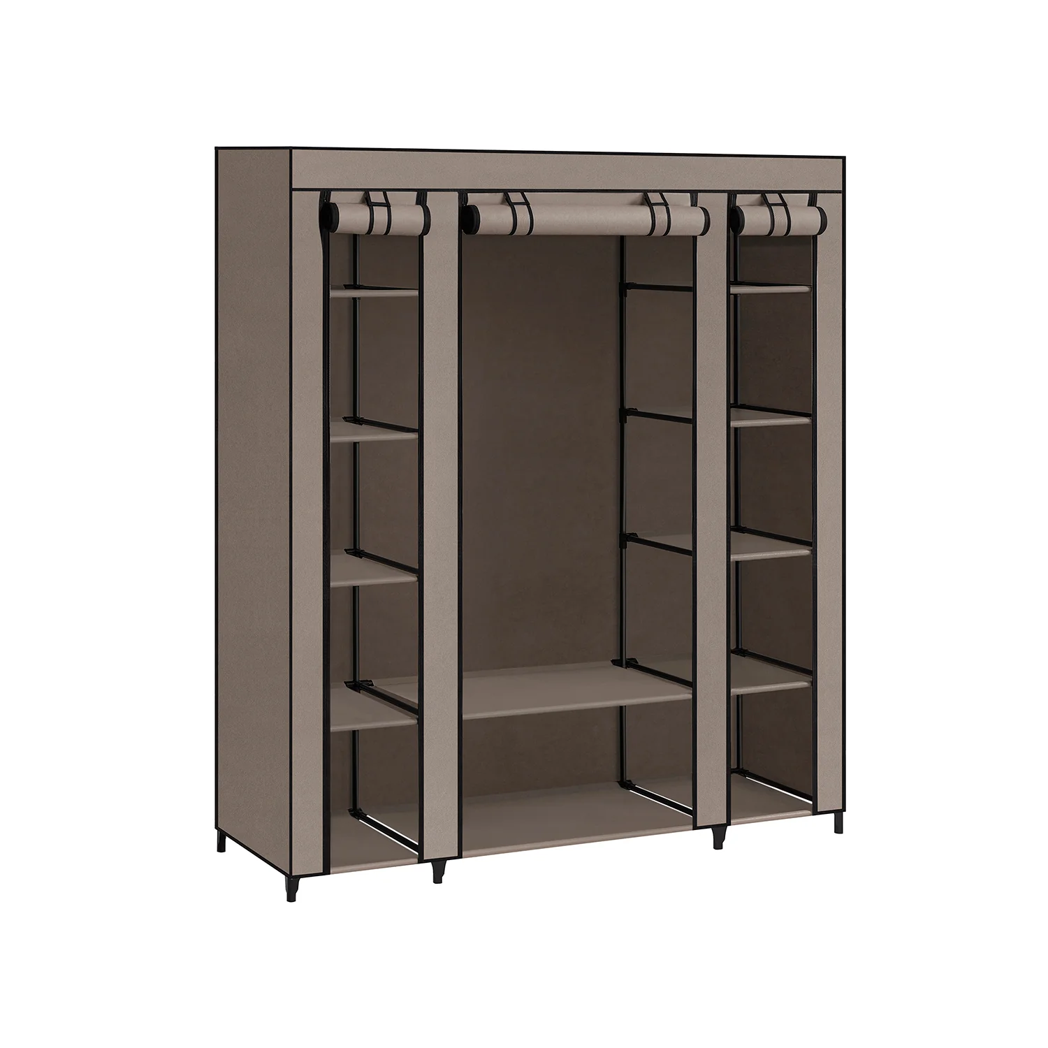 Closet Wardrobe with Non-Woven Fabric Cover - Image 2