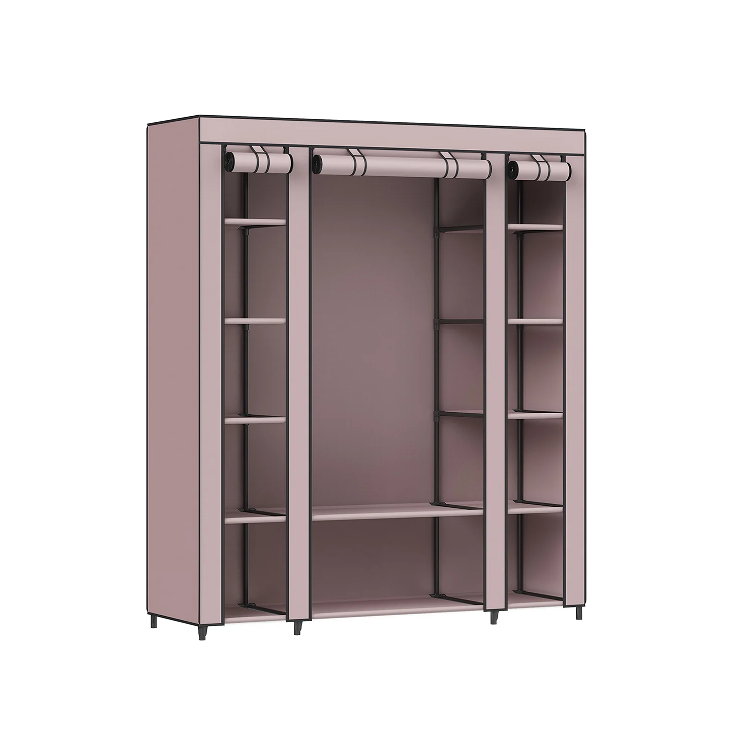 Closet Wardrobe with Non-Woven Fabric Cover - Image 4