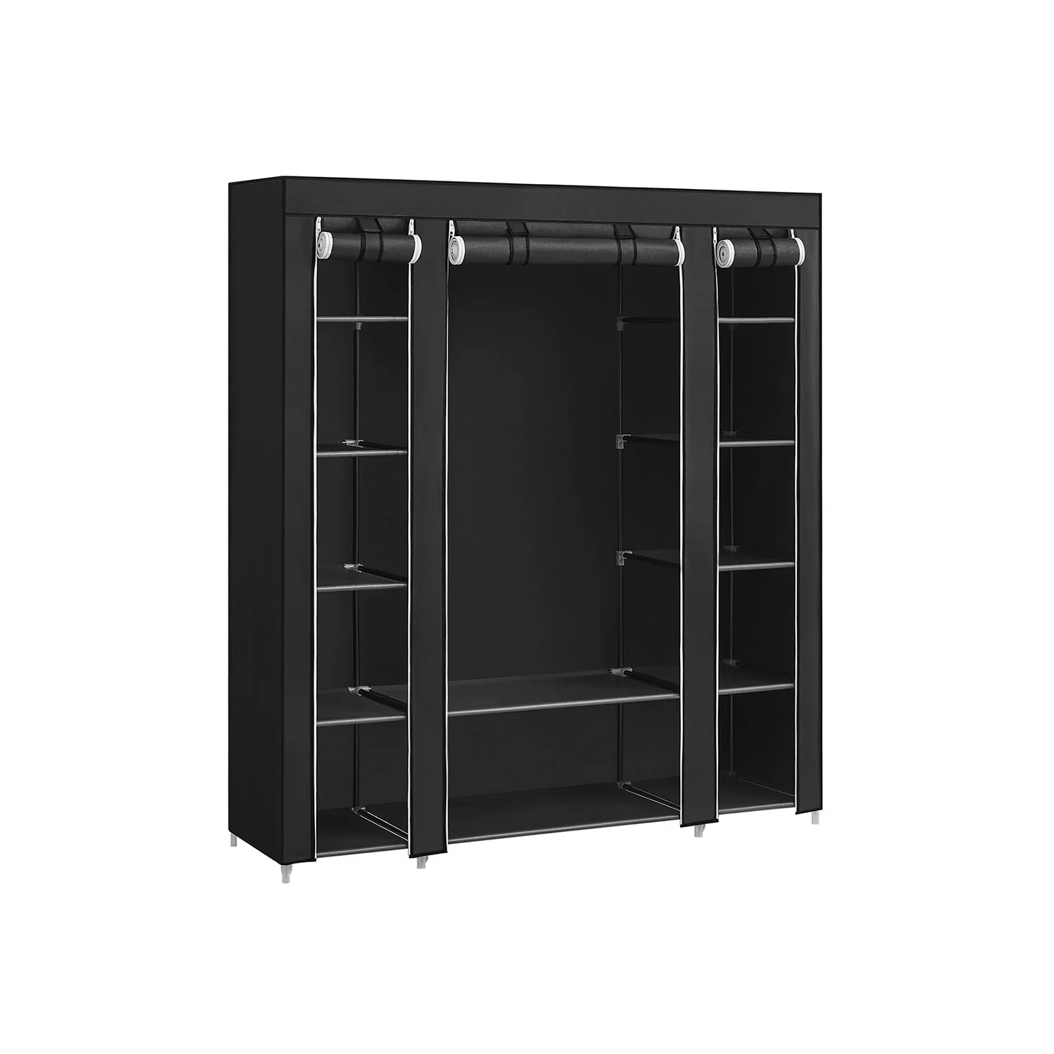 Closet Wardrobe with Non-Woven Fabric Cover - Image 6
