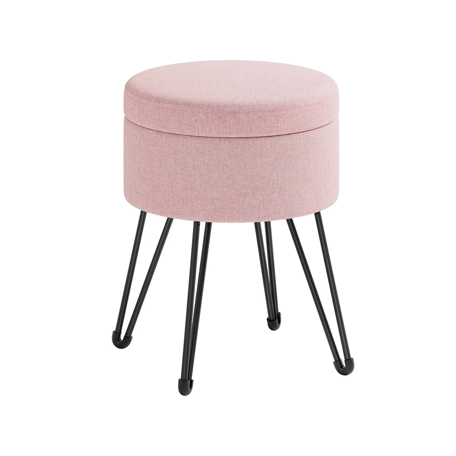 Round Storage Ottoman - Image 2