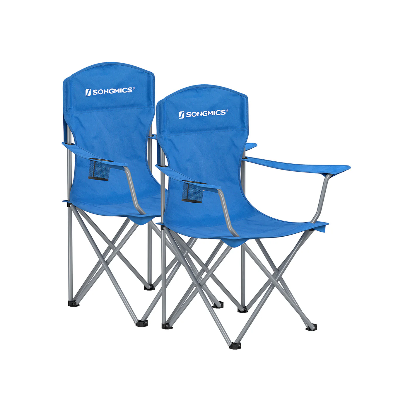 Set of 2 Folding Camping Chairs Max Capacity 330 lb - Image 4