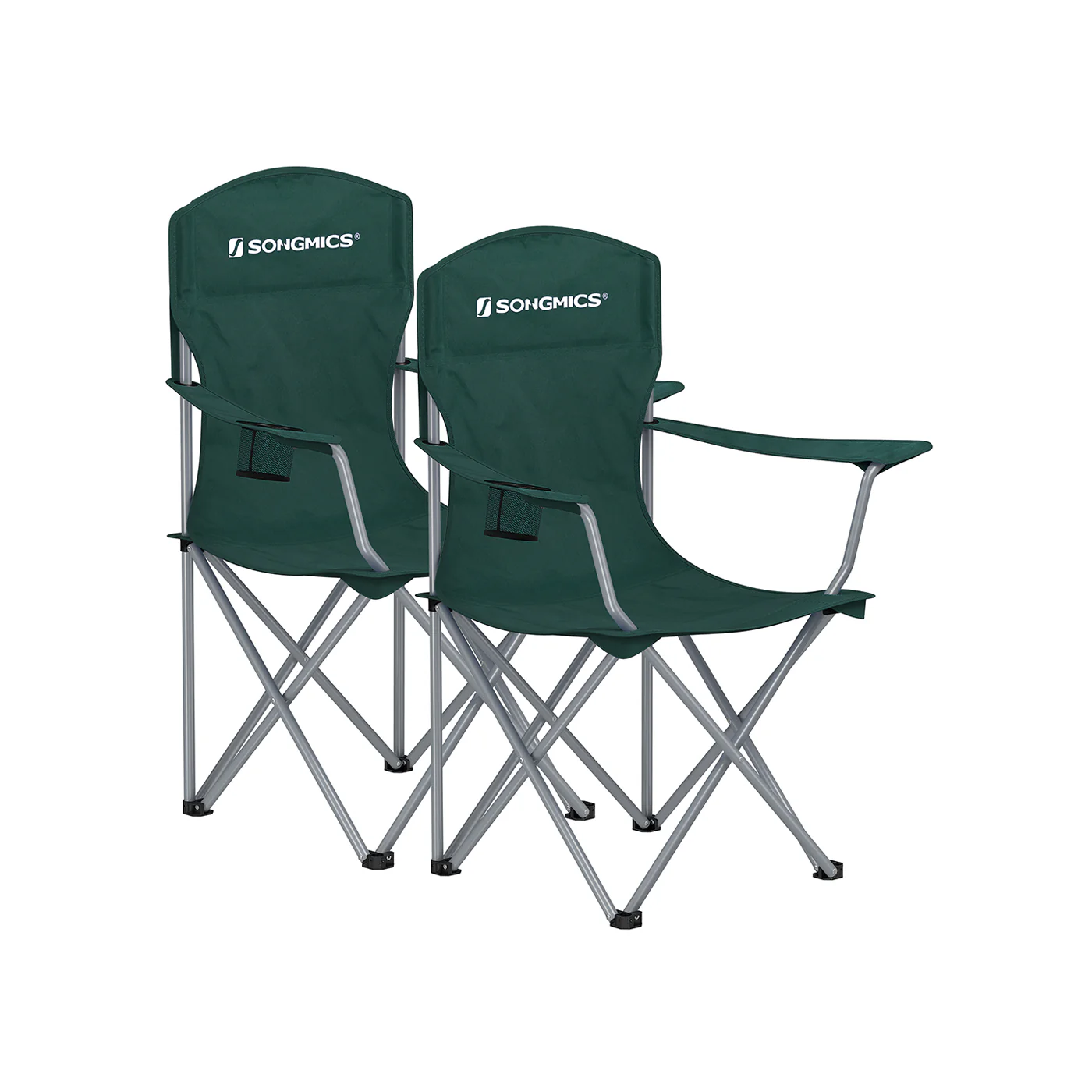 Set of 2 Folding Camping Chairs Max Capacity 330 lb - Image 5