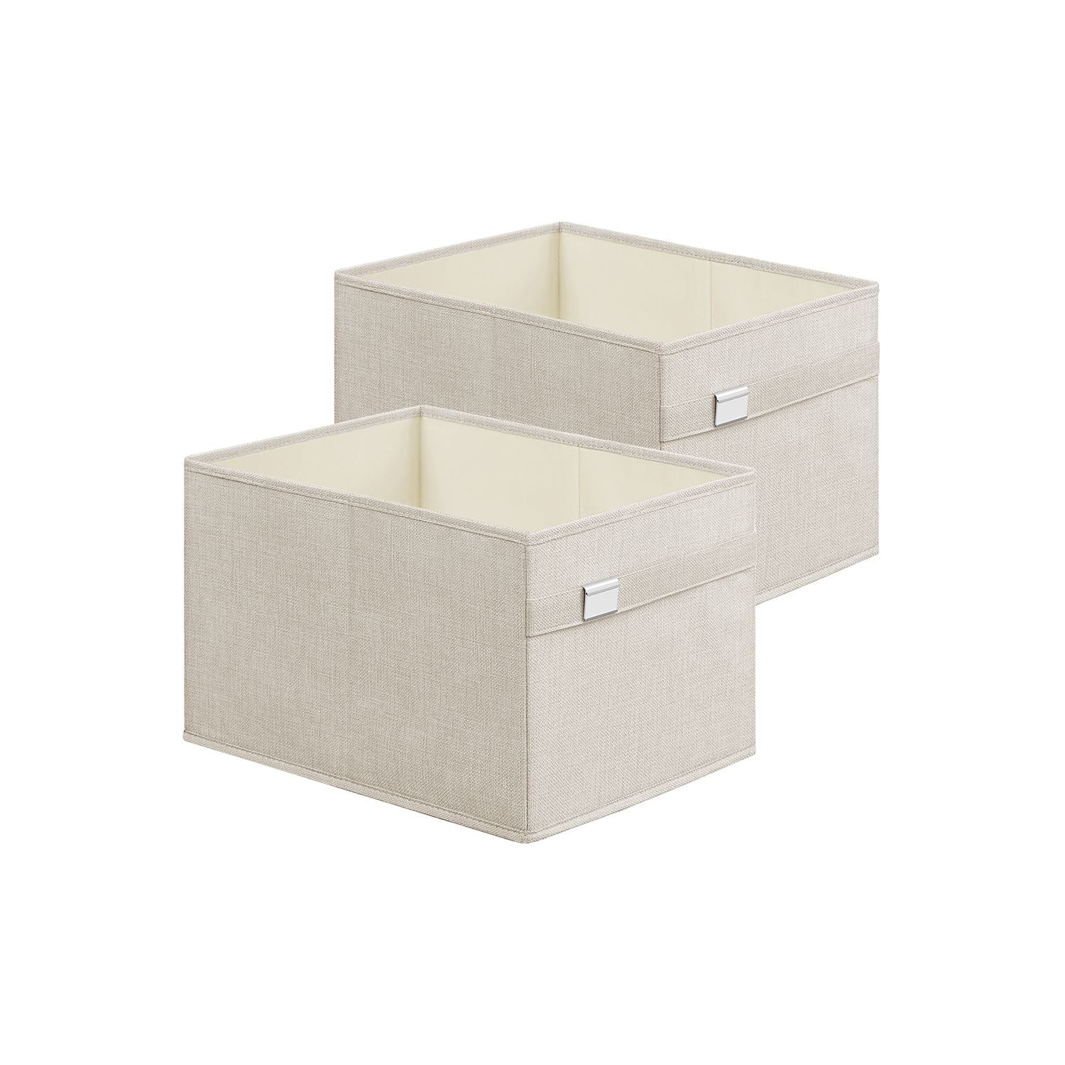 Set of 2 Storage Baskets with Double Handles - Image 3