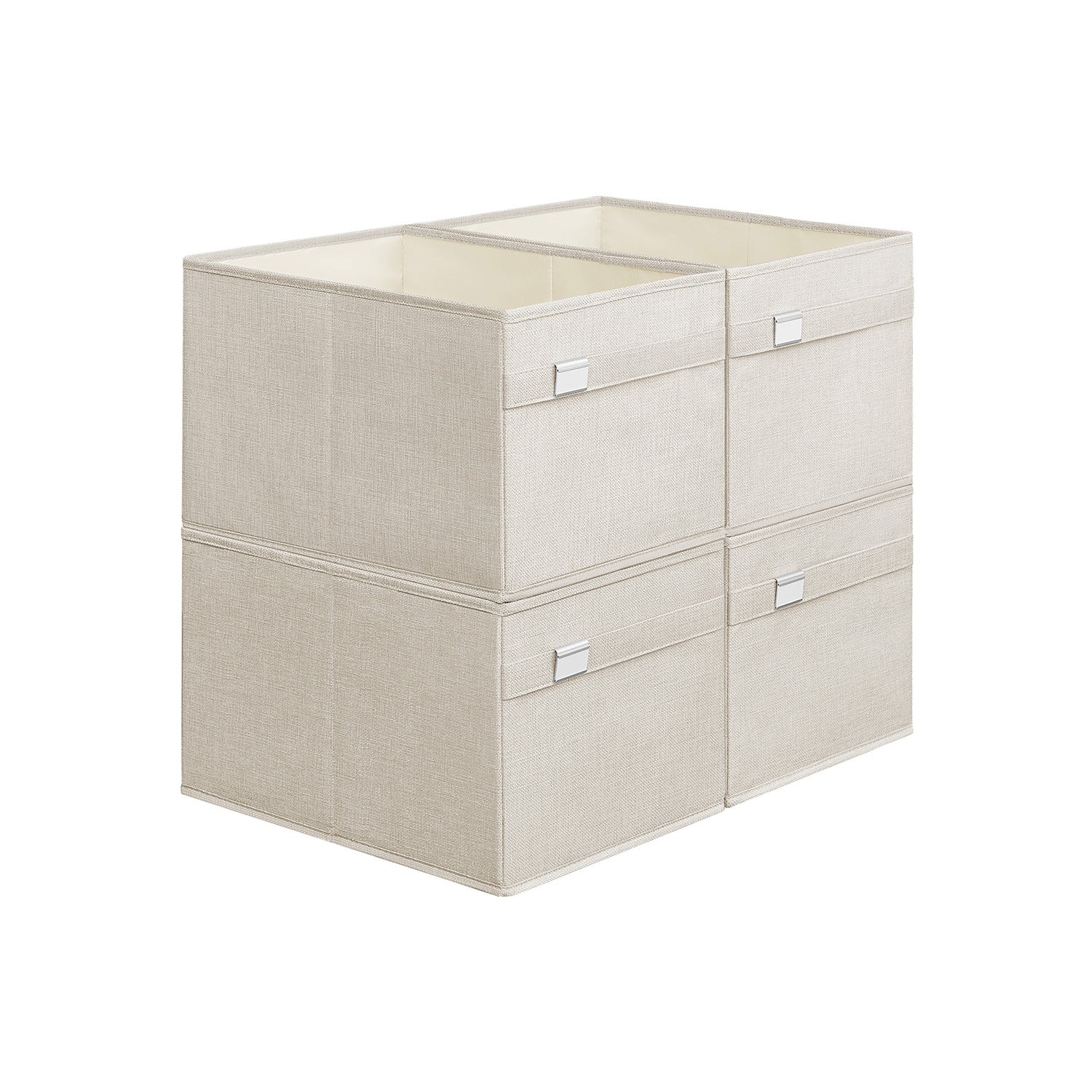 Set of 2 Storage Baskets with Double Handles - Image 7