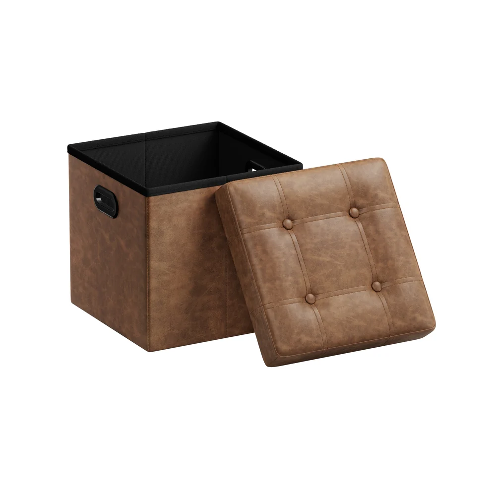 Mazie Collection - Storage ottoman bench and footstool with hidden compartment - Image 3
