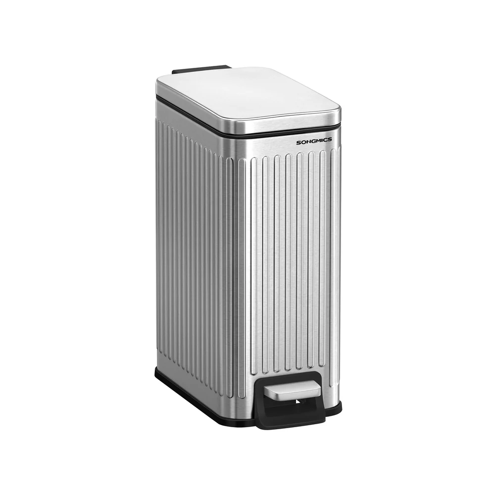 Bathroom Trash Can with Lid for Small Spaces - Image 2