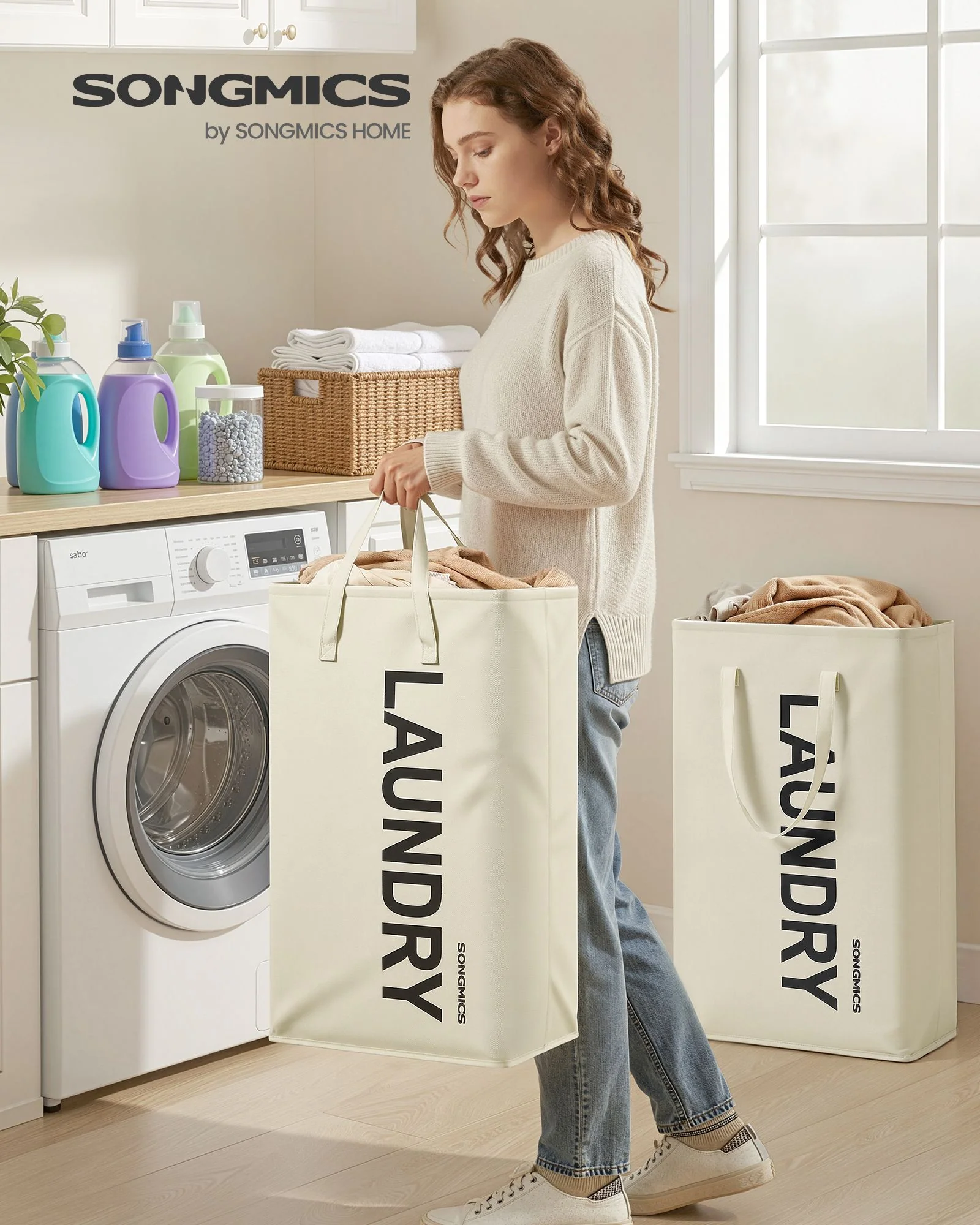 SONGMICS Foldable Laundry Hamper - Image 2