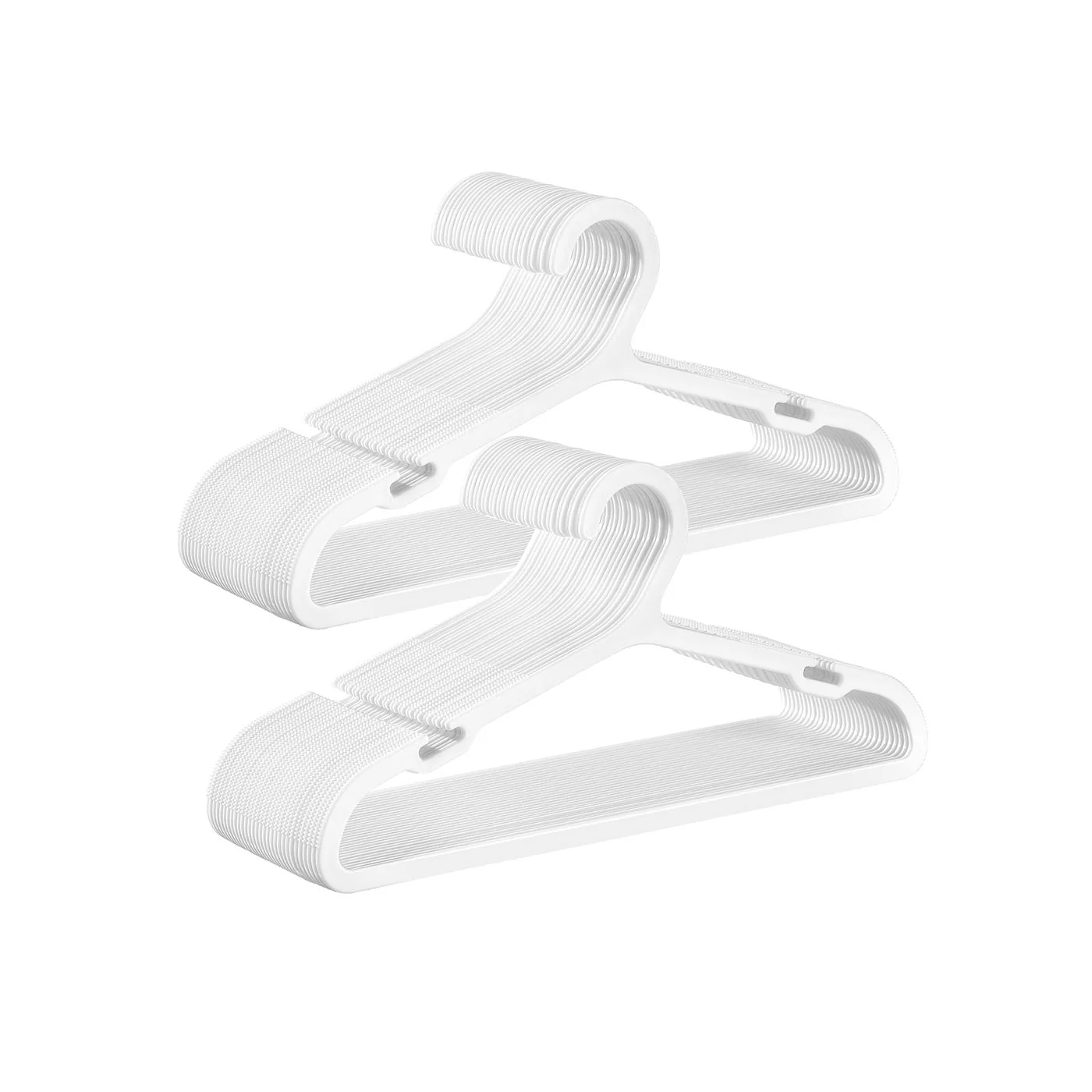 SONGMICS Hangers, Plastic Hangers for Closet, for Children, Space-Saving, Non-Slip - Image 2