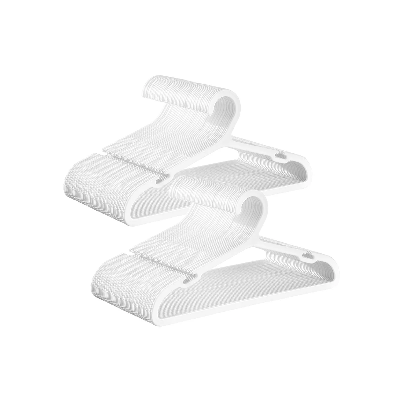 SONGMICS Hangers, Plastic Hangers for Closet, for Children, Space-Saving, Non-Slip - Image 4
