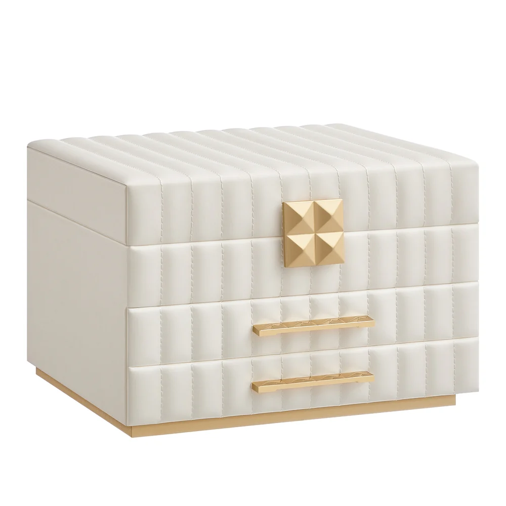 ANAH Collection - 2-Tier Jewelry Box with Mirror - Image 3