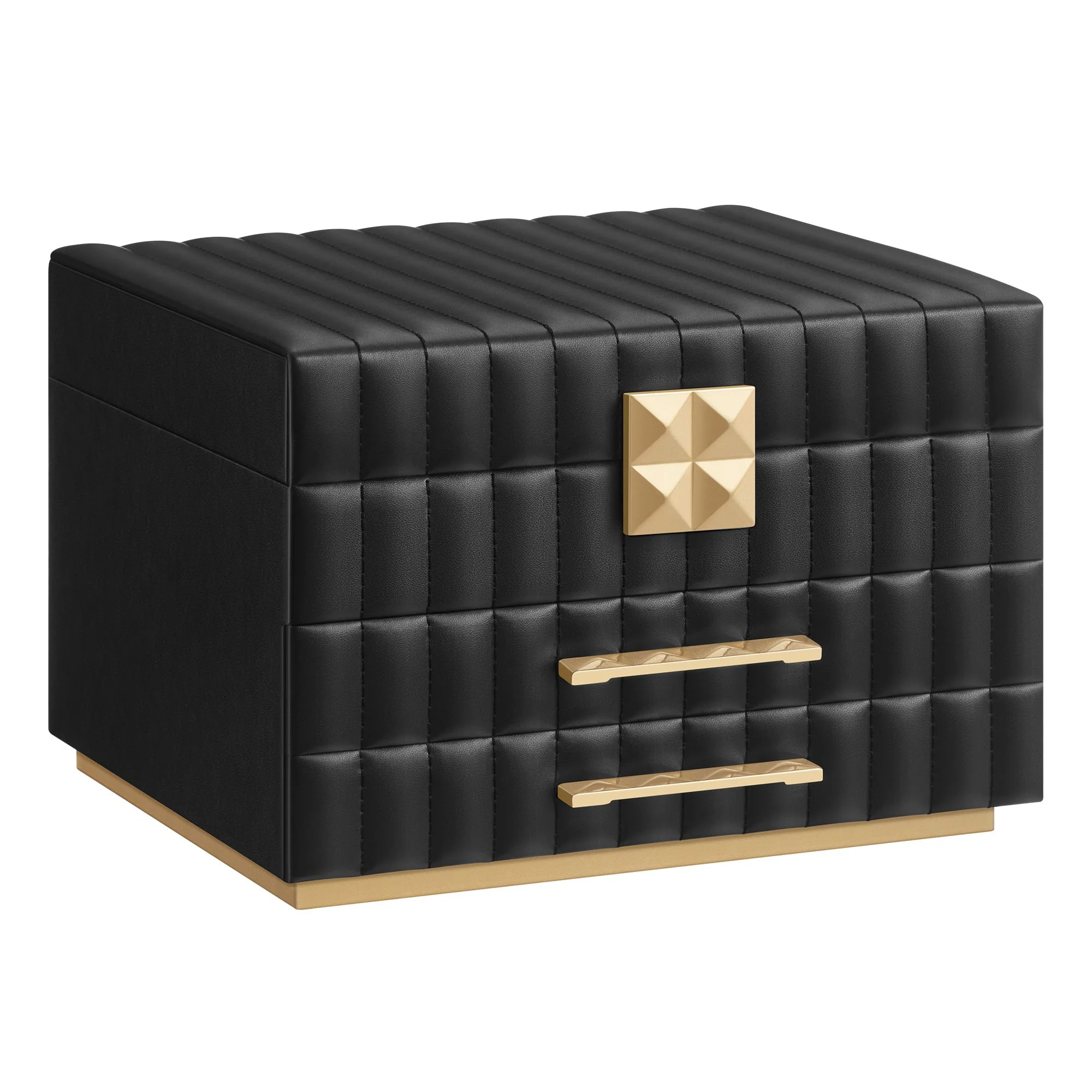 ANAH Collection - 2-Tier Jewelry Box with Mirror - Image 4