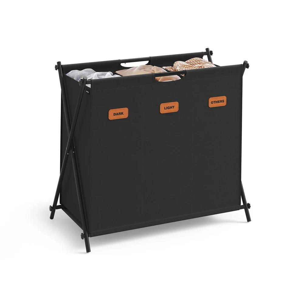 Laundry Hamper with Collapsible X-Frame - Image 3