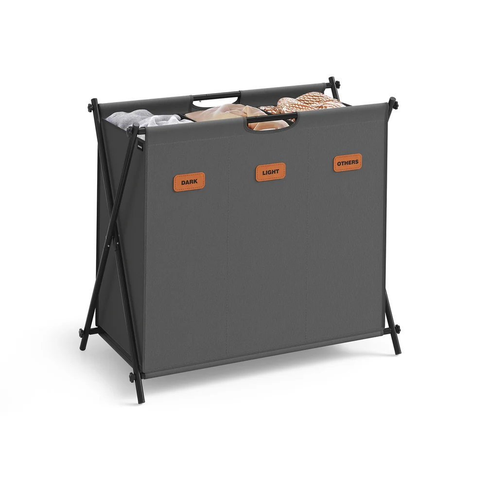 Laundry Hamper with Collapsible X-Frame - Image 4