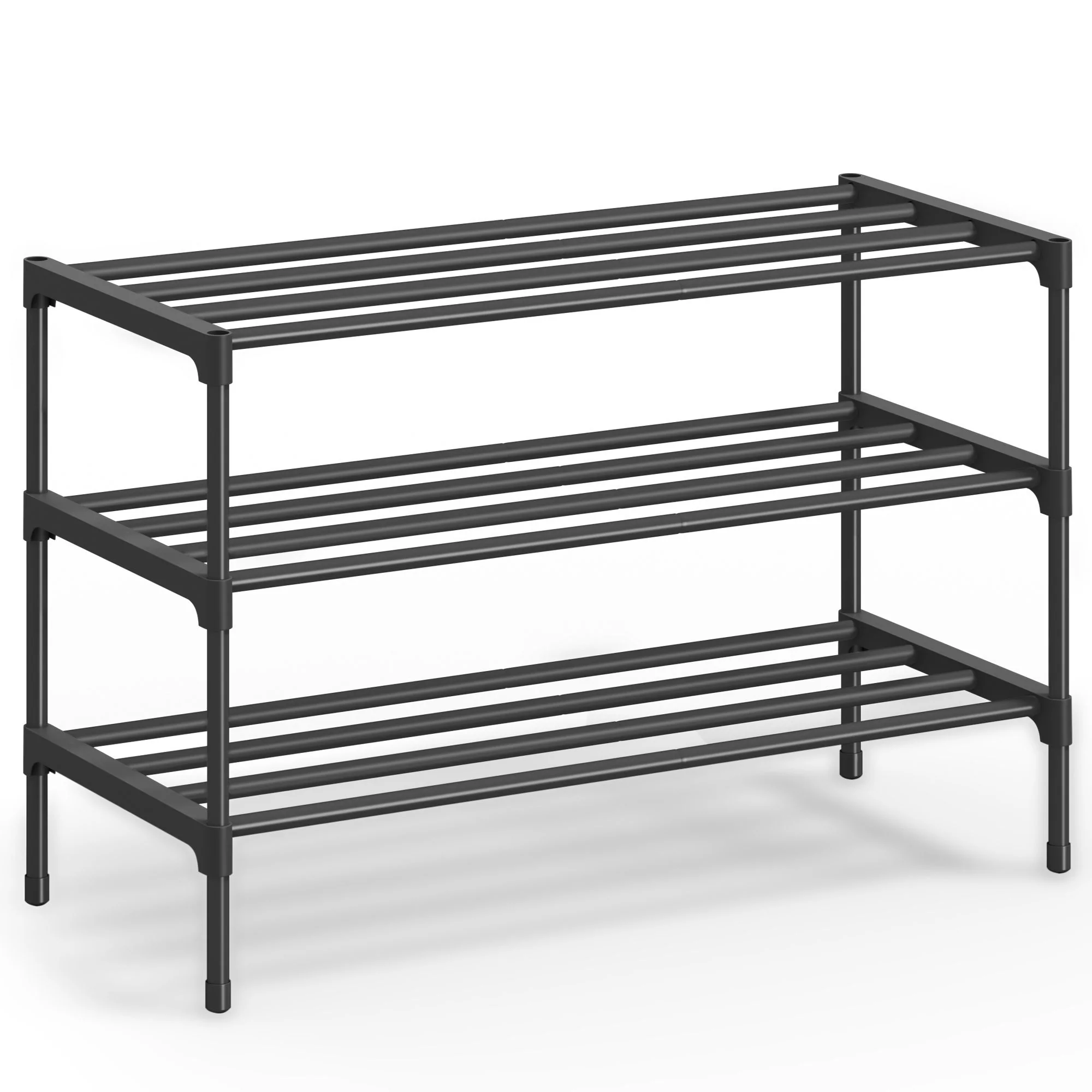 Shoe Rack for Closet, Compact Metal Shoe Organizer Shelf for Entryway - Image 5