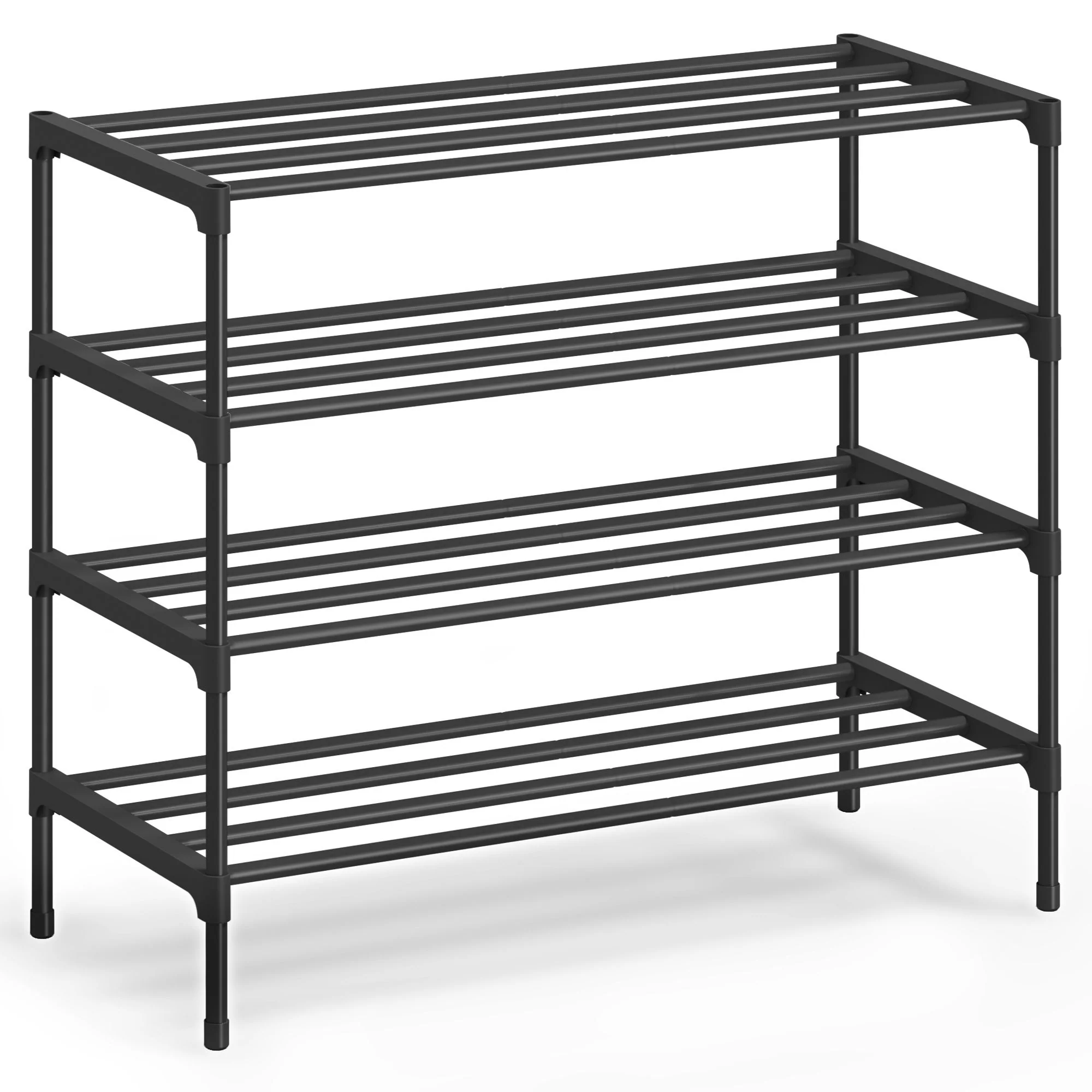 Shoe Rack for Closet, Compact Metal Shoe Organizer Shelf for Entryway - Image 6
