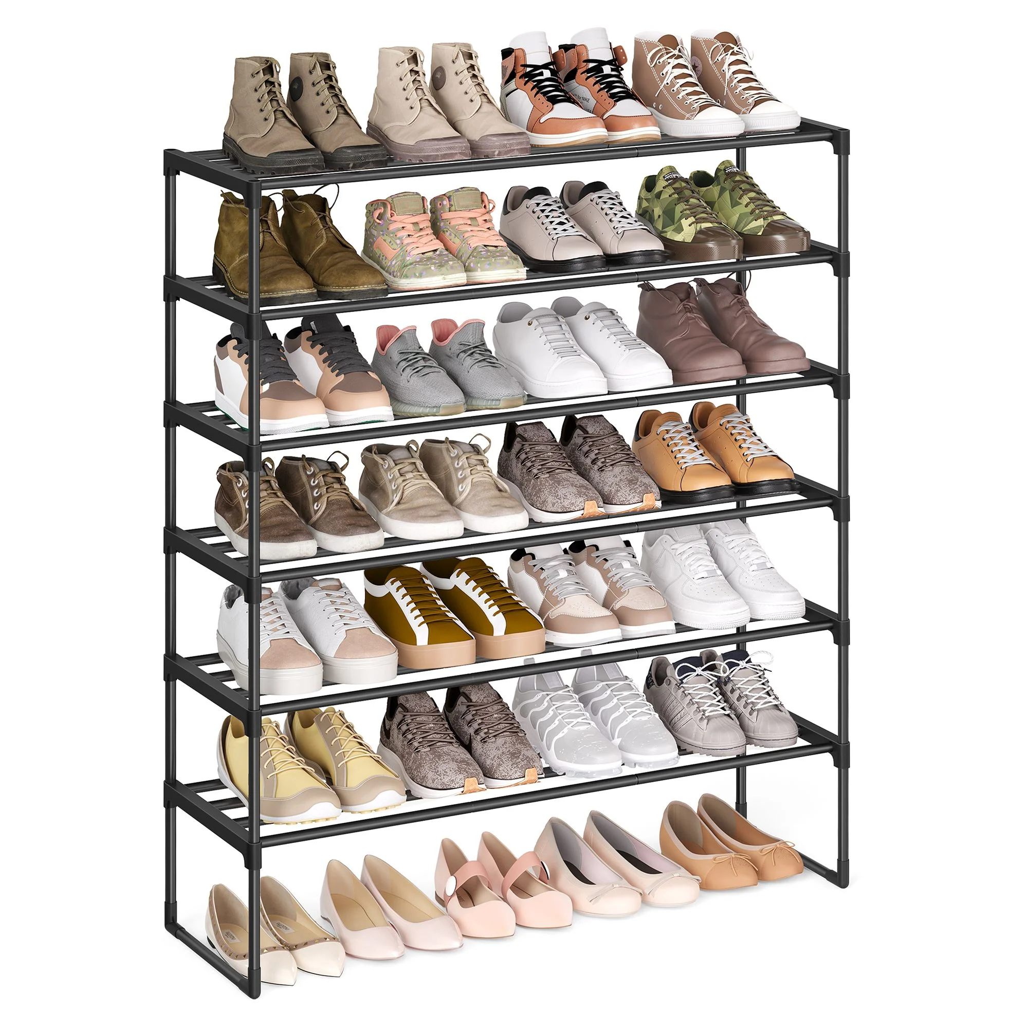 SONGMICS Shoe Rack, Shoe Organizer, Metal Storage Shelf - Image 2